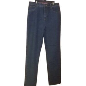 Gloria Vanderbilt Women's Jeans – Size 6 Long – Dark Wash Stretch Denim